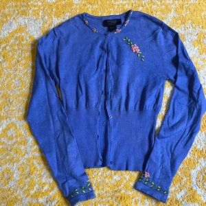 Embroidered cardigan